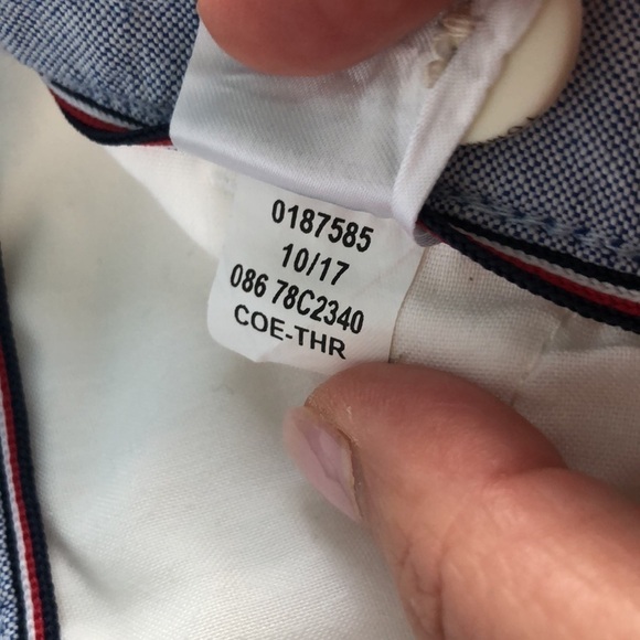 Tommy Hilfiger Custom Fit White Cotton Twill Pants Size 36 - Picture 5 of 12